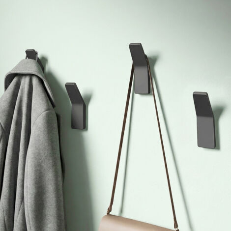 Mai & Mai Porte Manteaux Mural en Alliage de Zinc pour Salle de Bain Cuisine Chambre Entrée Accroche Serviette 4 Crochet Patère Murale Anti-chute Gris 24×9×75 MM Stalo-13 (1/5)