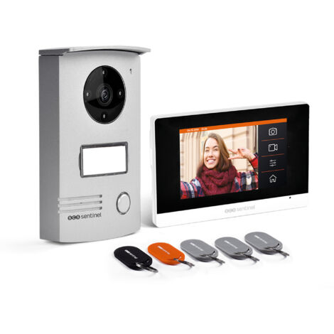 SCS SENTINEL - Videocitofono cablato con identificatori VisioDoor 4.3+ RFID