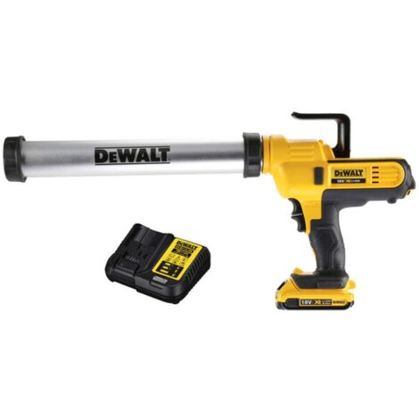 DeWALT DCE580D1 Akku Kartuschenpistole für Folienbeutel 600 ml 18V 2,0Ah Li-ion Koffer