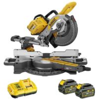 DeWALT DCS727T2 Akku Paneelsäge Radial Gehrungssäge 54V 6Ah XR FLEXVOLT 250 mm bürstenlos 2 Akkus