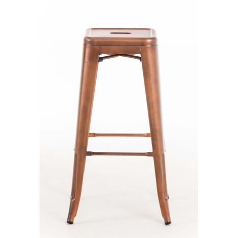 Lot de 2 tabourets de bar Joshua Cuivre (1/5)