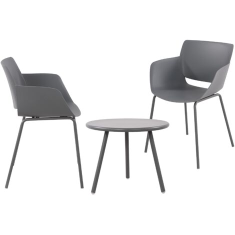 Ensangle De Bancs D'Angle Et Table Cuisine VCM Esal Maxi - Blanc, Avec Rangement Et Tabourets - 153x153x80 Cm