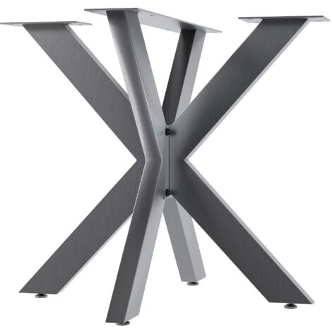 Pieds de table Biloxi Acier inoxydable 85x85 cm