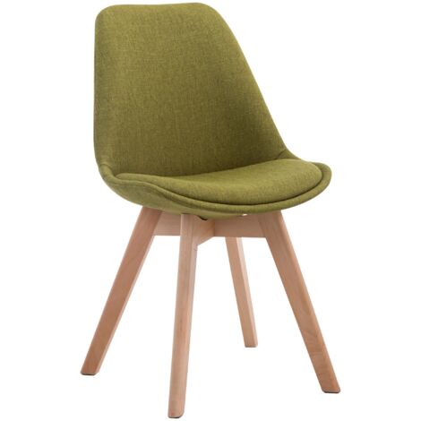 Chaise de visiteur Borneo V2 tissu Vert Nature (1/5)