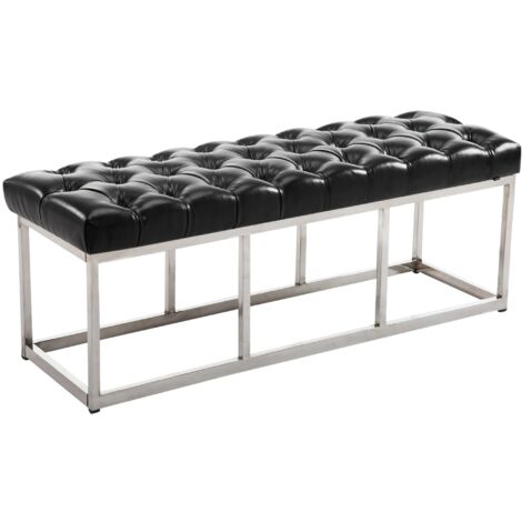 Banc Amun E En similicuir Noir 120 cm (1/4)