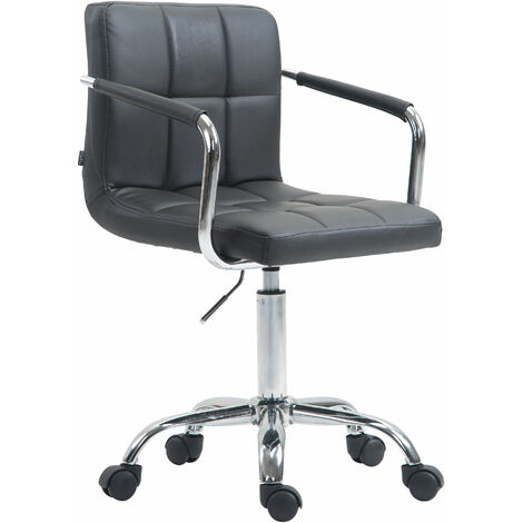 Fauteuil de bureau Lucy V2 en similicuir Gris (1/3)