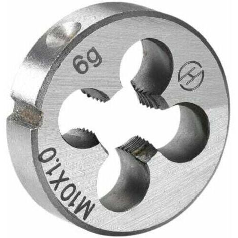 M10 x 1,0 Rechtshänder, metrisches Maschinen-HSS-Gewindeschneideisen für Schnellarbeitsstahl – (1/4)