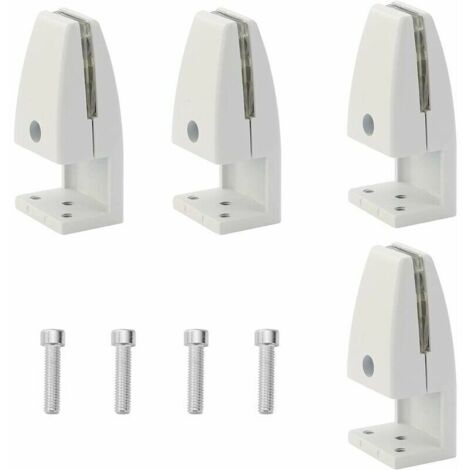 4er-Pack Schreibtisch-Trennwand-Clips, Hustenschutz-Clips aus Aluminiumlegierung, Sichtschutz-Clips für Klassenzimmer (5–20 mm) (1/5)
