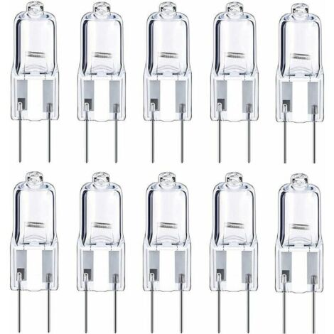 G4-Halogenlampen, 12 V, 10 W, warmweiß, 10 Stück, (1/4)