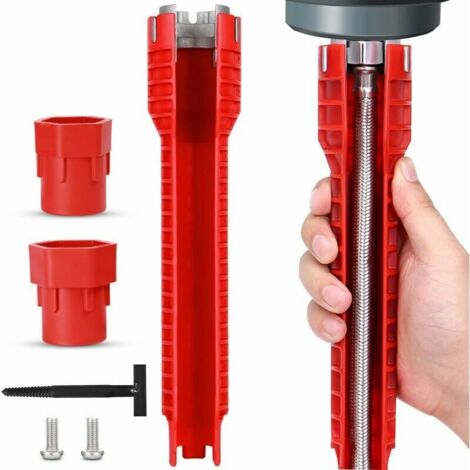 8-in-1-Wasserhahn- und Spülen-Installationsschlüssel für Küchen-Sanitär-Reparatur-Spülen-Installationswerkzeug (1/5)