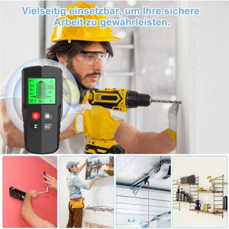 YATO LEITUNGSSUCHER METALL HOLZ KABEL FINDER WAND DETEKTOR ORTUNGSGERÄT DIGITAL YATO LEITUNGSSUCHER METALL HOLZ KABEL FINDER WAND DETEKTOR ORTUNGSGERÄT DIGITAL