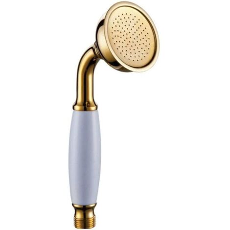 Handbrause aus vergoldetem Kupfer, antiker europäischer Stil, Gold (1/5)