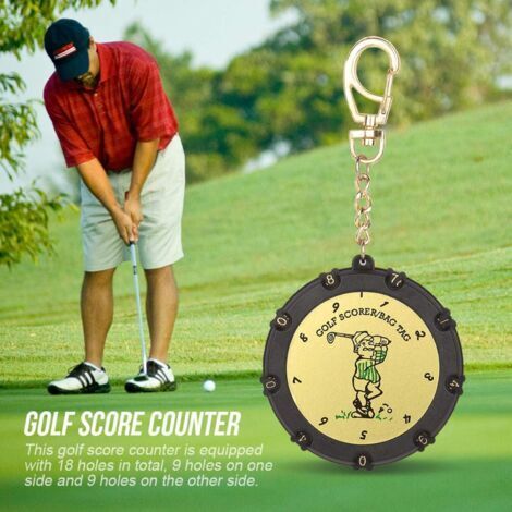 Golf Perlen Zähler 2er Set – Praktischer Punktezähler Für Die Golfrunde (Blau)