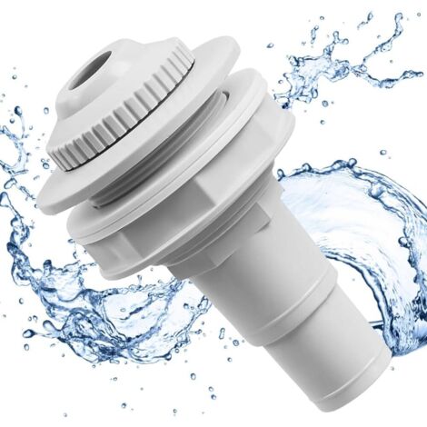 Schwimmbad-Einlaufdüse, 32/38mm Rücklaufdüse, Ø 58mm Schwimmbad-Impulsdüse, verstellbare Schlauchdüse, Schwimmbad-Schlauchadapter für die Schwimmbadentwässerung