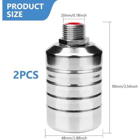 Automatisches Schwimmerventil 1/2″ – Wasserstandsregler Für Tanks, Türme & Warmwasserbereiter
