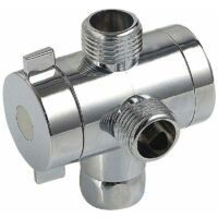 3-Wege-T-Adapter für Badewannen-Duschmischer-Umstellventil-Anschluss 11