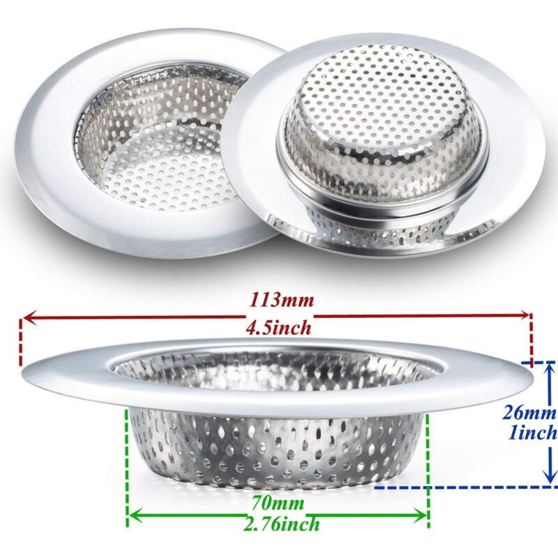 SETACCIO IN ACCIAIO inox setaccio lavello in rete lavandino antiruggine