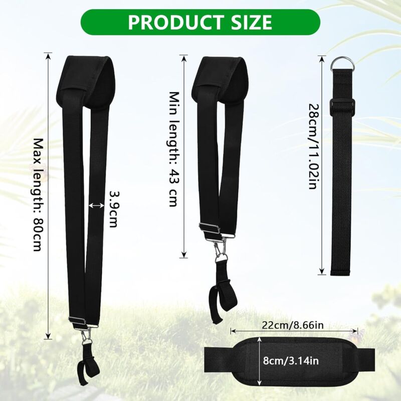 Tracolla Regolabile Universale Per Decespugliatore &ndash; Imbracatura In Nylon Con Cuscinetto Antiscivolo