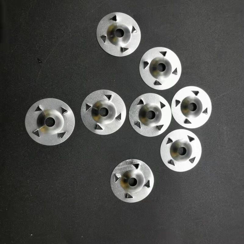 220 Rondelle Acciaio Zincato Easy Fix 28mm Per Isolamento Termico - LJHOME, Testa Tonda