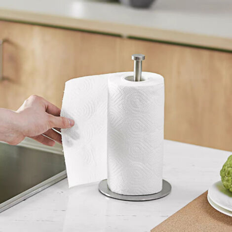 Porta Asciugamani Di Carta In Acciaio Inox – 1 Pezzo, Design Semplice