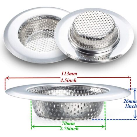 Filtro di ricambio per lavello in acciaio inox