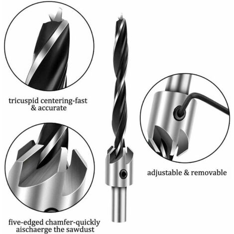 Mèche à Bois Piranha X61500 - Fraise à Chanfreiner Torx, Diamètre 10mm - Neuf Sous Emballage
