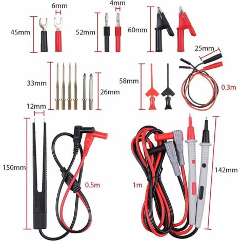 Cavo BNC Maschio A Doppio Coccodrillo – Cavi Di Prova Per Oscilloscopio E Laboratorio, Lunghezze 50/100/150cm