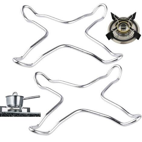 Supporto Per Fornelli A Gas Da 18 Cm In Acciaio Al Carbonio - Riduttore Per Pentole, Moka E Wok Su Cucine UK