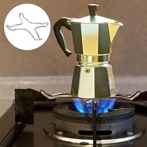 Supporto Per Fornelli A Gas Da 18 Cm In Acciaio Al Carbonio - Riduttore Per Pentole, Moka E Wok Su Cucine UK