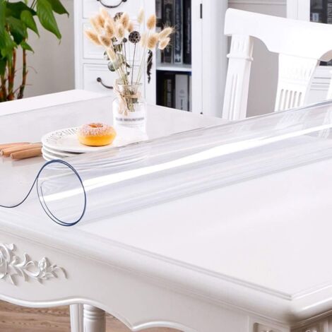 Acquista Tovaglia trasparente Tovaglia rettangolare in PVC trasparente resistente all'acqua, resistente all'olio, facile da pulire in Italia a partire da 21