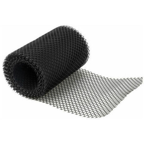 Mesh Pack 18800cm Rete di protezione per grondaie in plastica, protezione per foglie, rete per grondaie, 18800cm