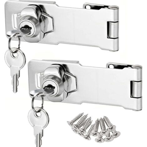 Hasp E Staple Con Lucchetto Bloccante Barra Di Sicurezza Lh - Foto 3