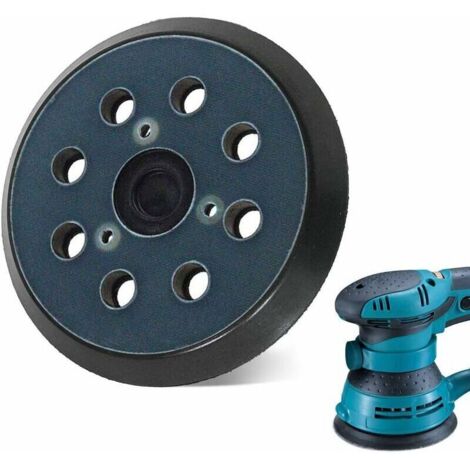 Platorello Abrasivo Da 180 Mm Con 8 Fori E Filettatura 6 Mm – Per Levigatrici E Industria Automobilistica