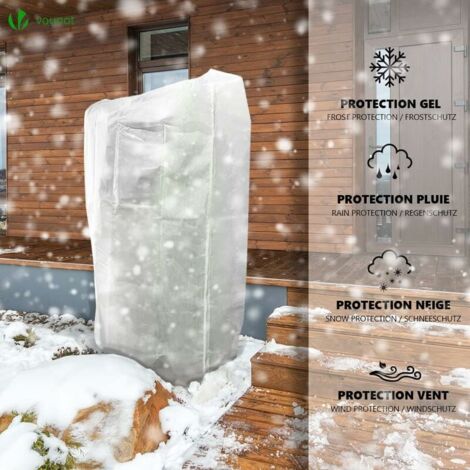 2 Protezioni Invernali Per Piante 120x180 Cm, Antigelo E Riutilizzabili Per Palme, Ulivi E Piante In Vaso All'esterno, 70 G/m²