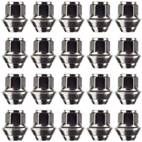 20 Dadi Ruota Per Cerchi In Lega Originali Ford Con Flangia Conica Cerchi In Lega Leggera M12 X 15 89617286