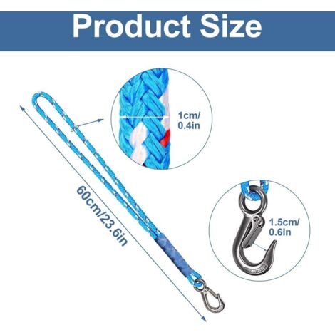 Kit di cinghie per appendere altalena per albero da 2 pezzi, cinghie per amaca da campeggio 5 * 100 cm con set di ganci | Leroy Merlin