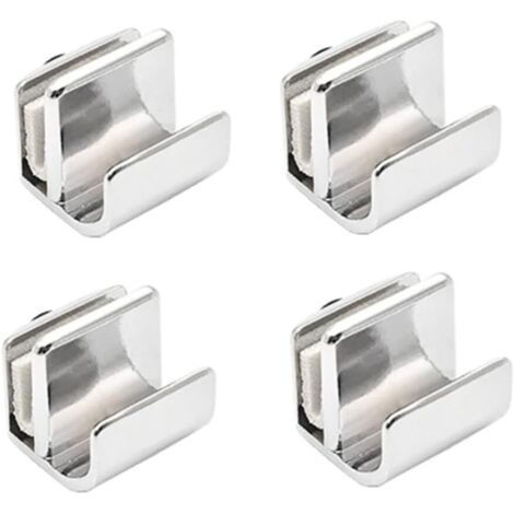 SET DI 4 Maniglie Stick On Acriliche Ottime per Superfici Vetro e
