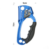 BEOIUCZZY 10M Corda da Arrampicata Fune di Sicurezza, 10mm Corda per Arrampicata su Roccia, Corda per Arrampicata All'Aperto con 2 Moschettone per Alpinismo, Campeggio Sportivo All'aperto, Fuga, Blu