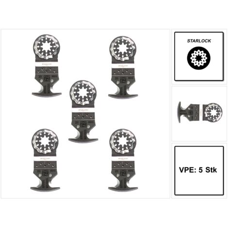 Fein 5x Couteaux multi-usages Starlock - 63903251230 (1/5)