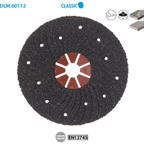 Boite de 10 disques semi-rigide pour pierre Classic ø 180 Grain 16 Alésage 22,23mm Plat