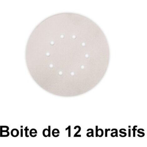 Flex – Disque abrasif de ponceuse Ø225 mm grain 100 – Base en mousse pour finition lisse – Boîte de 12 abrasifs – 314010 - GR100