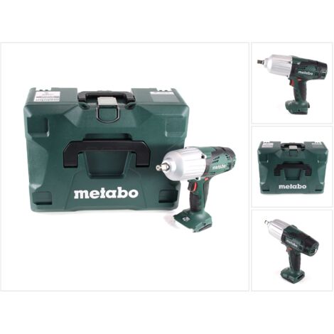 [JAMAIS UTILISE] Boulonneuse à chocs METABO 18V 600Nm + coffret METALOC SSW 18 LTX 600 (sans batterie) (1/5)