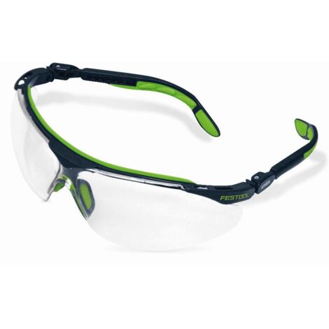 Festool – Lunettes de protection norme EPI – Verres polycarbonate haute résistance – Anti-buée permanent – Ajustables pour étanchéité maximale
