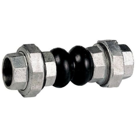 Compensador de dilatación EPDM PN16 - Macho Macho BSP 50x60 - Longitud 200