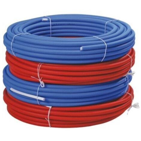 Tubo multicapa TURATEC preaislado - Manguera roja Ø20 esp.2 - Corona roja 50ml