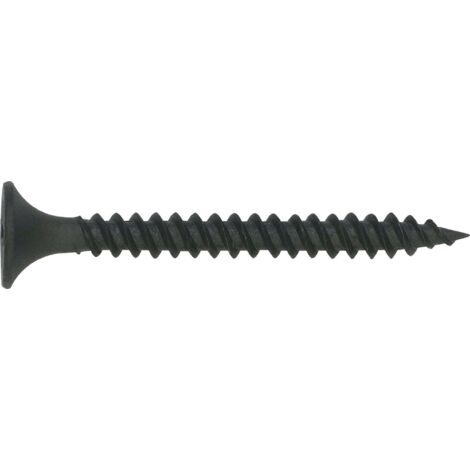 Vis para tabiques secos - Cabeza trompeta doble rosca - Huella PH - Fosfatada 3,9 x 55 - Caja de 500