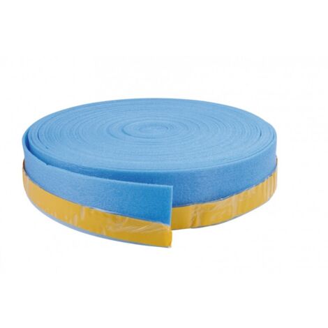 BANDA DE AISLAMIENTO PERIMETRAL CON BARRERA DE ESTANQUEIDAD AUTOADHESIVA Alto 150mm - EP 8mm