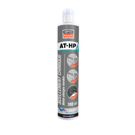 Resina de hormigón para cargas pesadas con indicador de instalación AT-HP PLUS - Gris 300ml