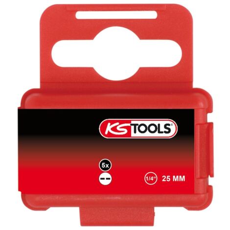 Caja de 5 puntas de destornillador SPANNER®, L.25 mm - 1/4'' - 12 mm (1/2)