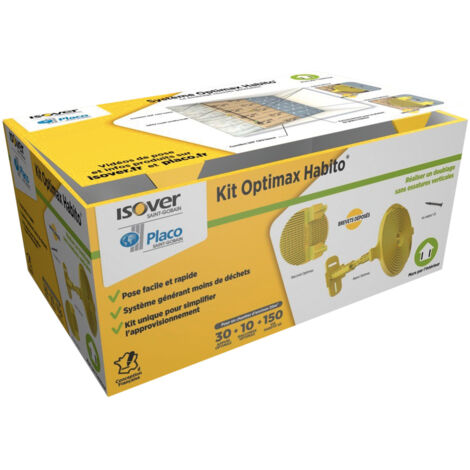 Kit OPTIMAX Habito® - 30 apoyos Optimax, 10 conexiones Optimax y 150 tornillos Habito 25®